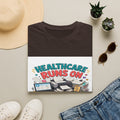 Humorous T-shirt Design Highlighting Healthcare's Paperwork Chaos- Graphic Tees