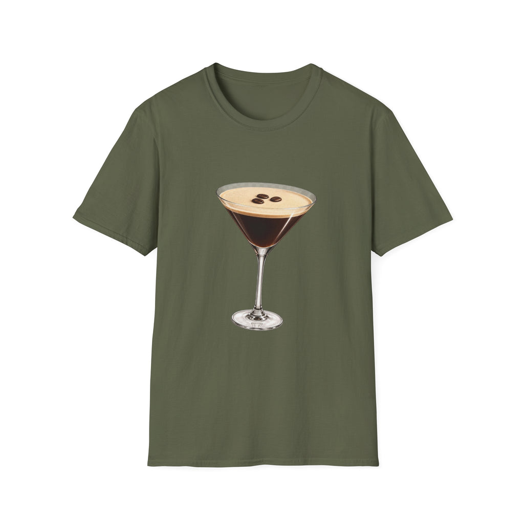 Espresso Martini T-Shirt — Cocktail Graphic Tee for Coffee & Cocktail Lovers