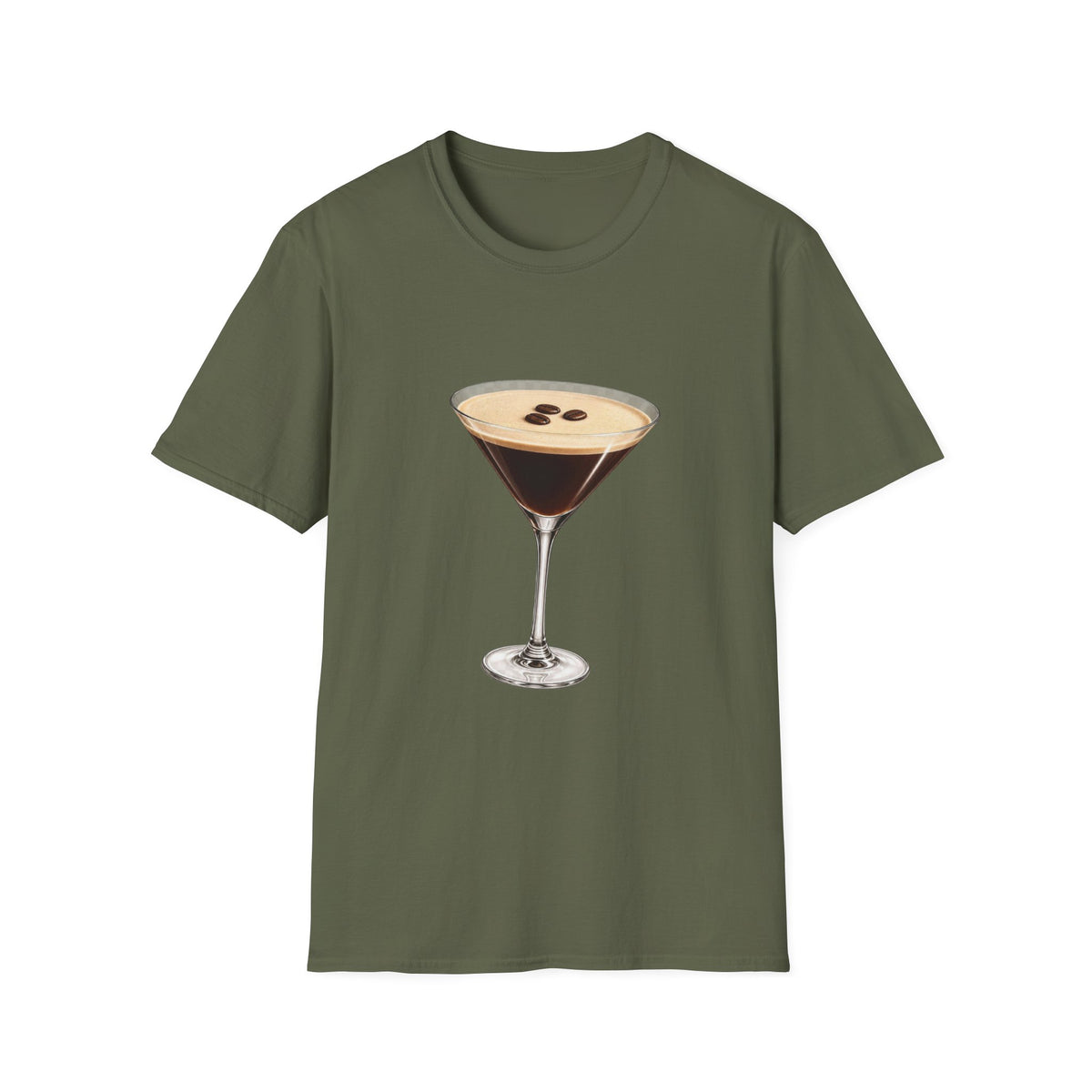 Espresso Martini T-Shirt — Cocktail Graphic Tee for Coffee & Cocktail Lovers