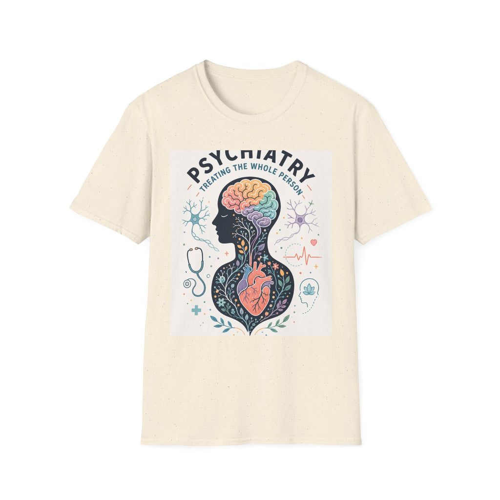 Colorful Brain And Heart In Human Silhouette With Text