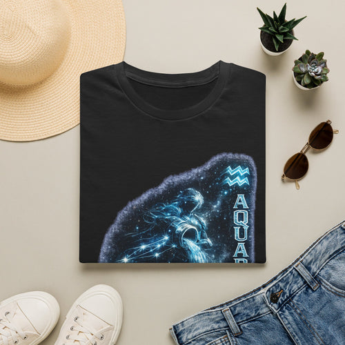 Aquarius Constellation T-Shirt — Zodiac Starry Water-Bearer Tee