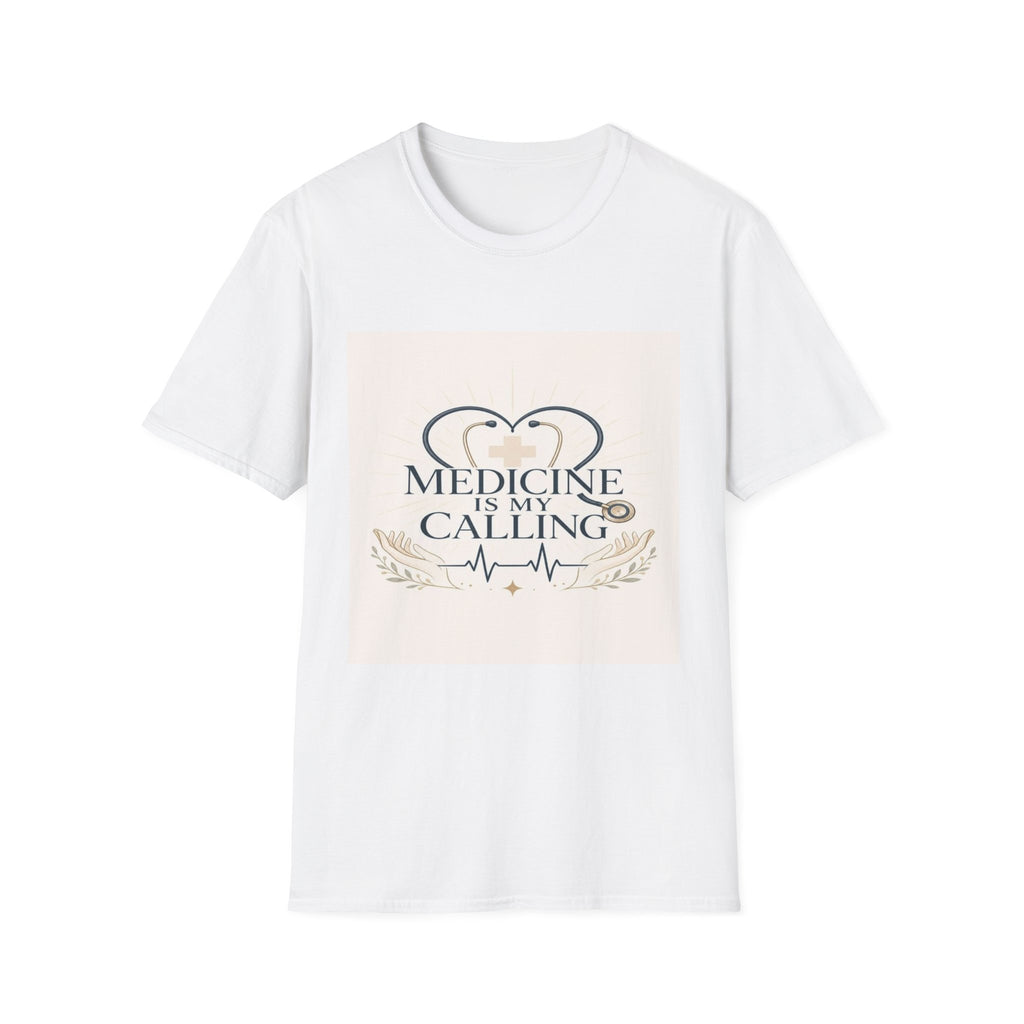 Elegant Design Celebrating Medicine With Heart-Shaped Stethoscope- Graphic Tees