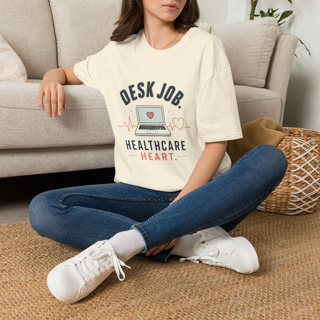Minimalist T Shirt Design Showcasing Healthcare Heartbeat Concept