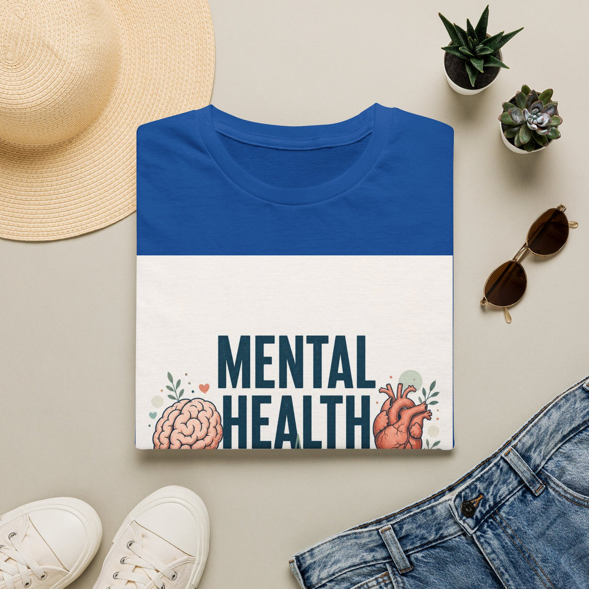 Bold Typography Design Emphasizing Mental Health Awareness