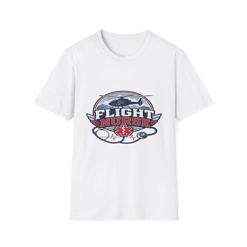 Aviation-Inspired T-Shirt Design Featuring Flight Nurse Graphic- Graphic Tees