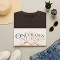Elegant T-Shirt Design with Oncology Nurse Text and Symbolism- Graphic Tees