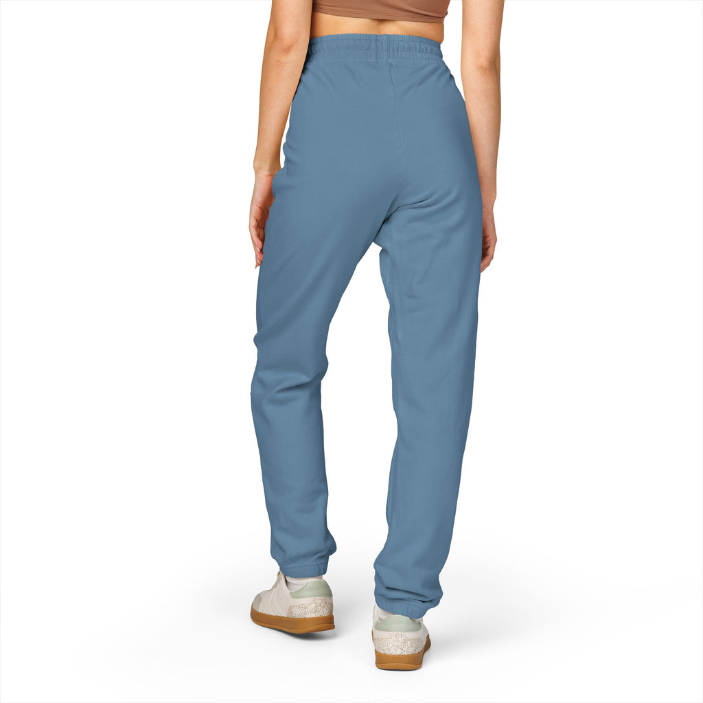 Midnight Motion Sweatpants — Small Lavender Skull Accent
