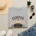 Coffee & Canines T-Shirt — Dog Lover Coffee Tee