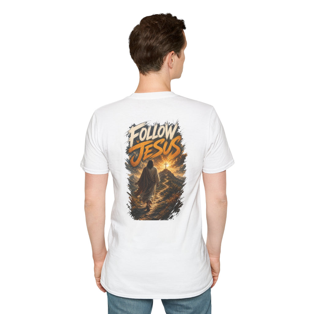Christian Cross T-Shirt — Rustic Crown of Thorns Design
