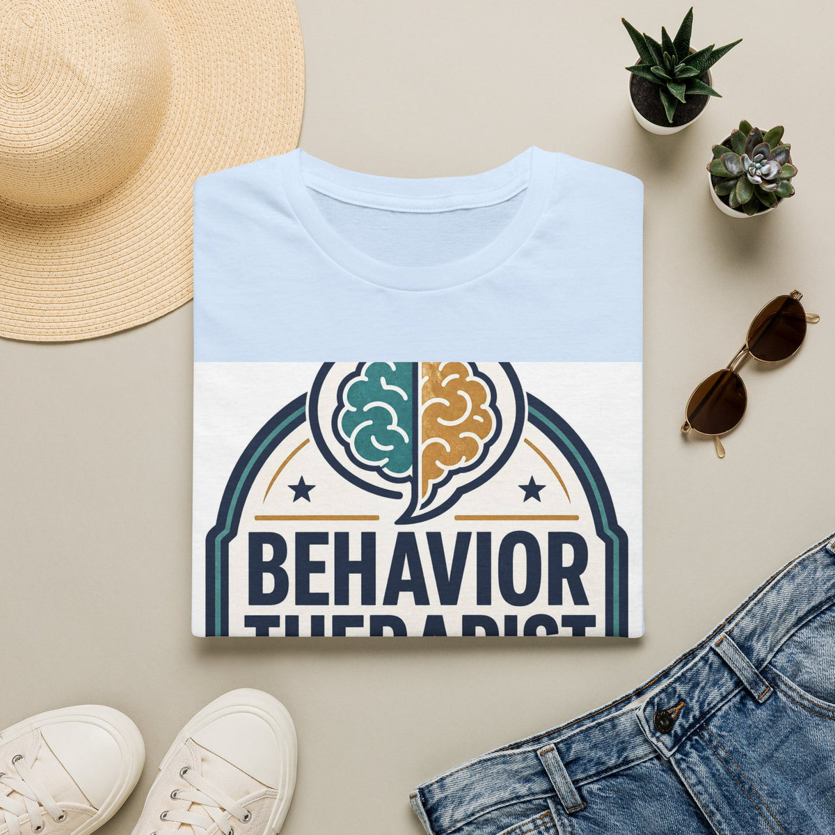 Bold Professional Badge Design For Behavior Therapist