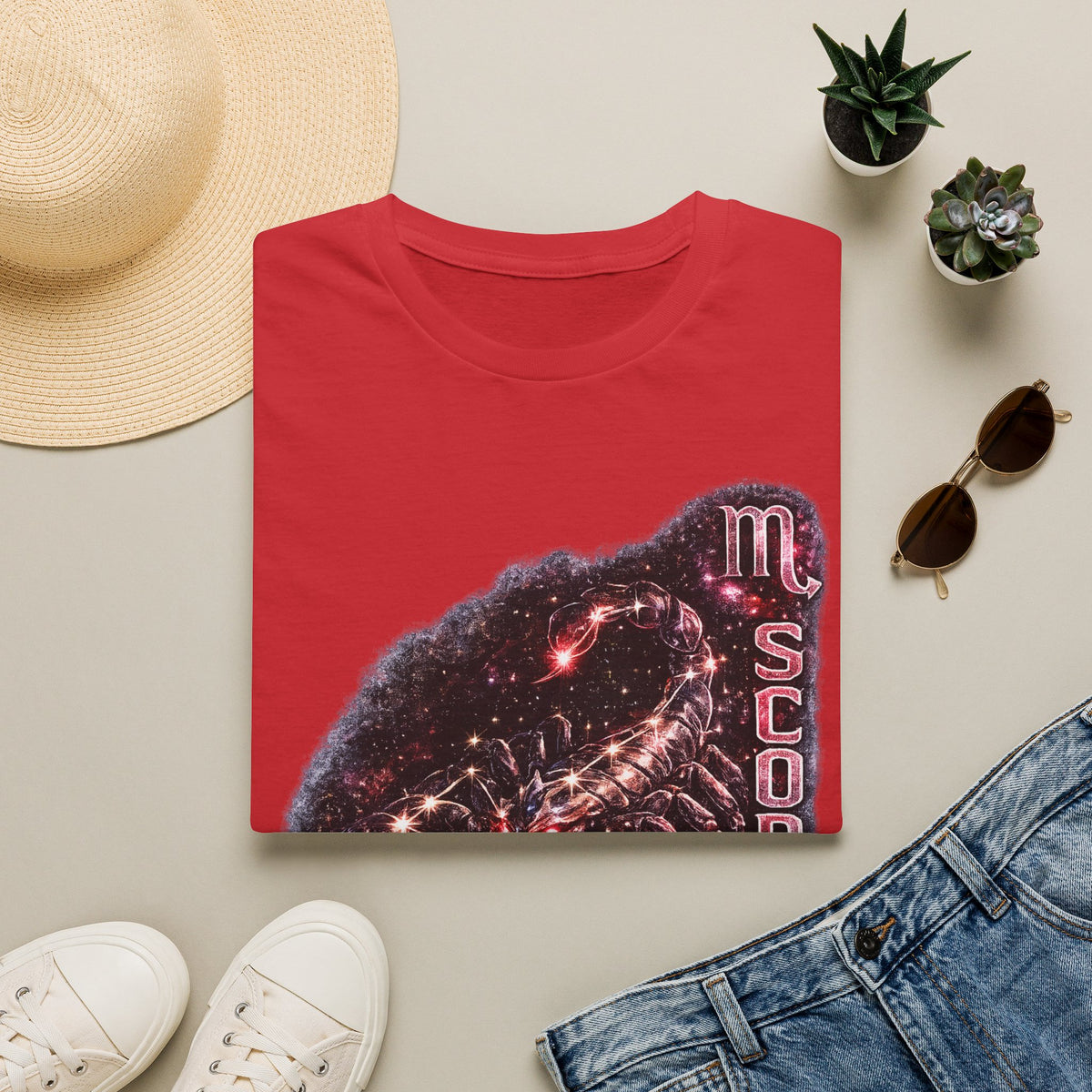 Scorpio Zodiac T-Shirt — Cosmic Scorpion Astrology Tee