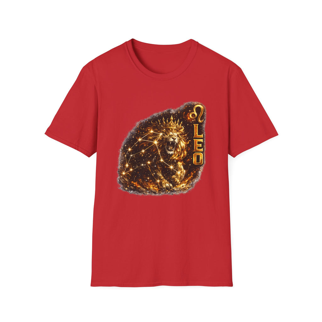 Leo Constellation Lion T-Shirt — Zodiac Astrology Graphic Tee