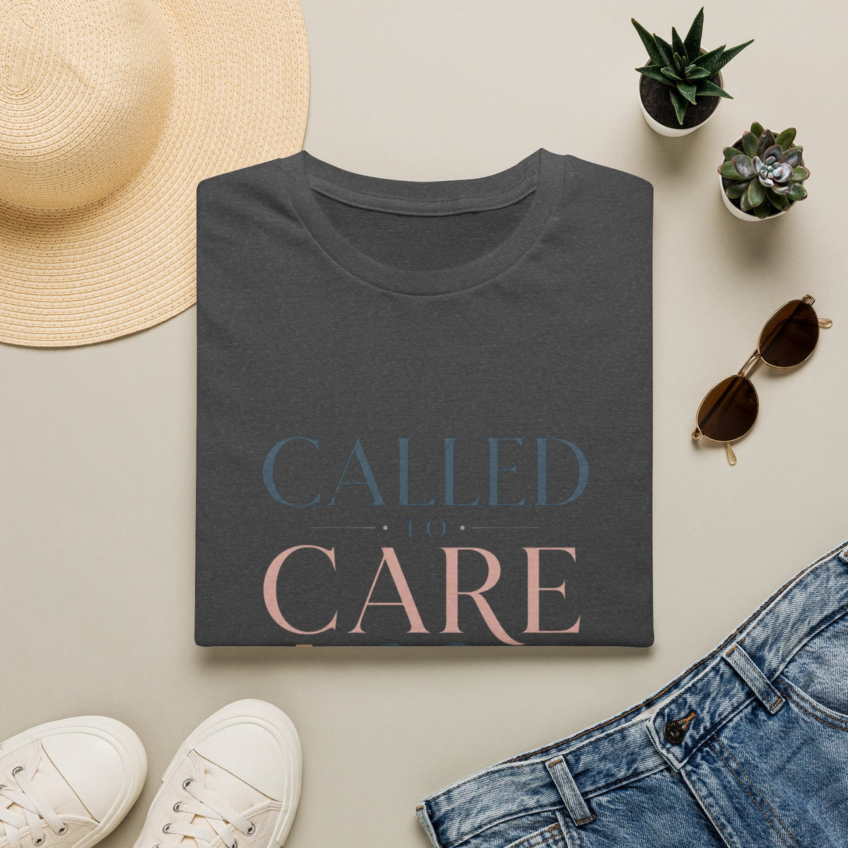 Elegant Christian Healthcare Design Featuring Called To Care Phrase