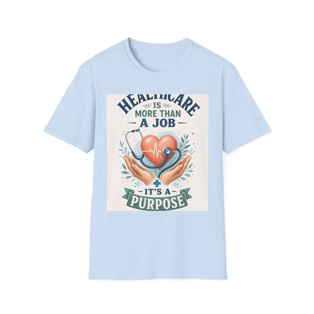 Inspirational T Shirt Design Featuring Compassionate Healthcare Imagery