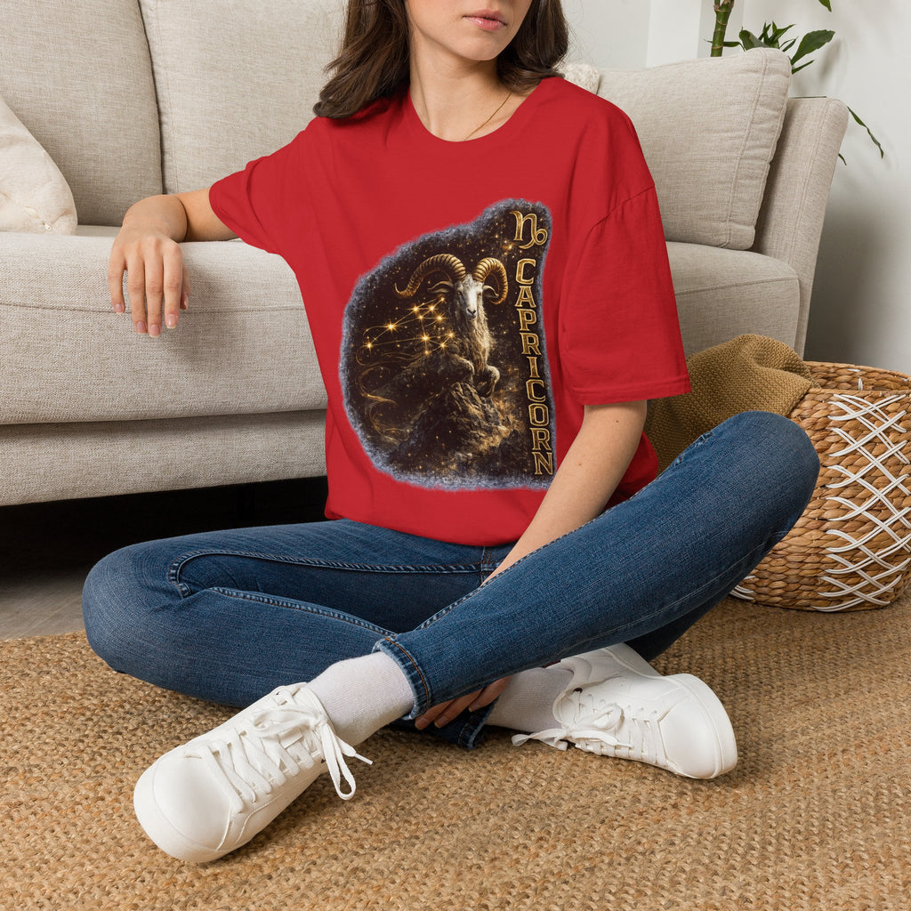 Capricorn Zodiac T-Shirt — Goat Constellation Astrology Tee