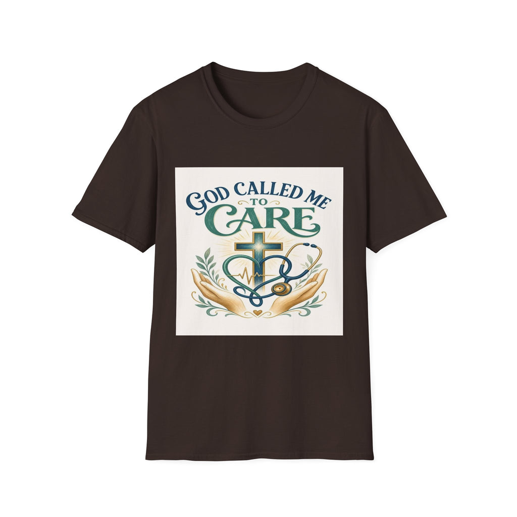T-Shirt Design Featuring Faith Inspired Care Elements- Graphic Tees