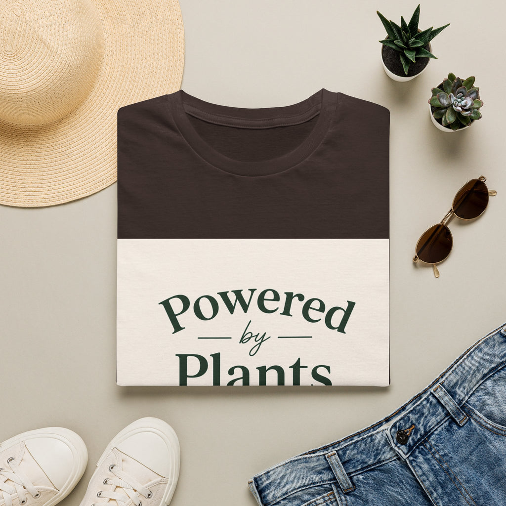 Powered by Plants T‑Shirt — Vegan/Plant Lover Tee