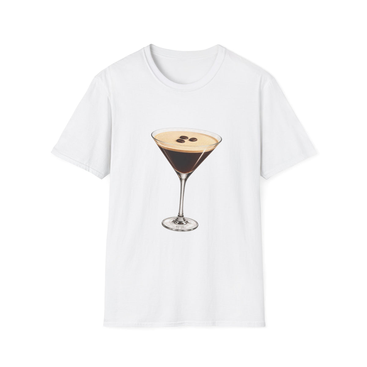Espresso Martini T-Shirt — Cocktail Graphic Tee for Coffee & Cocktail Lovers