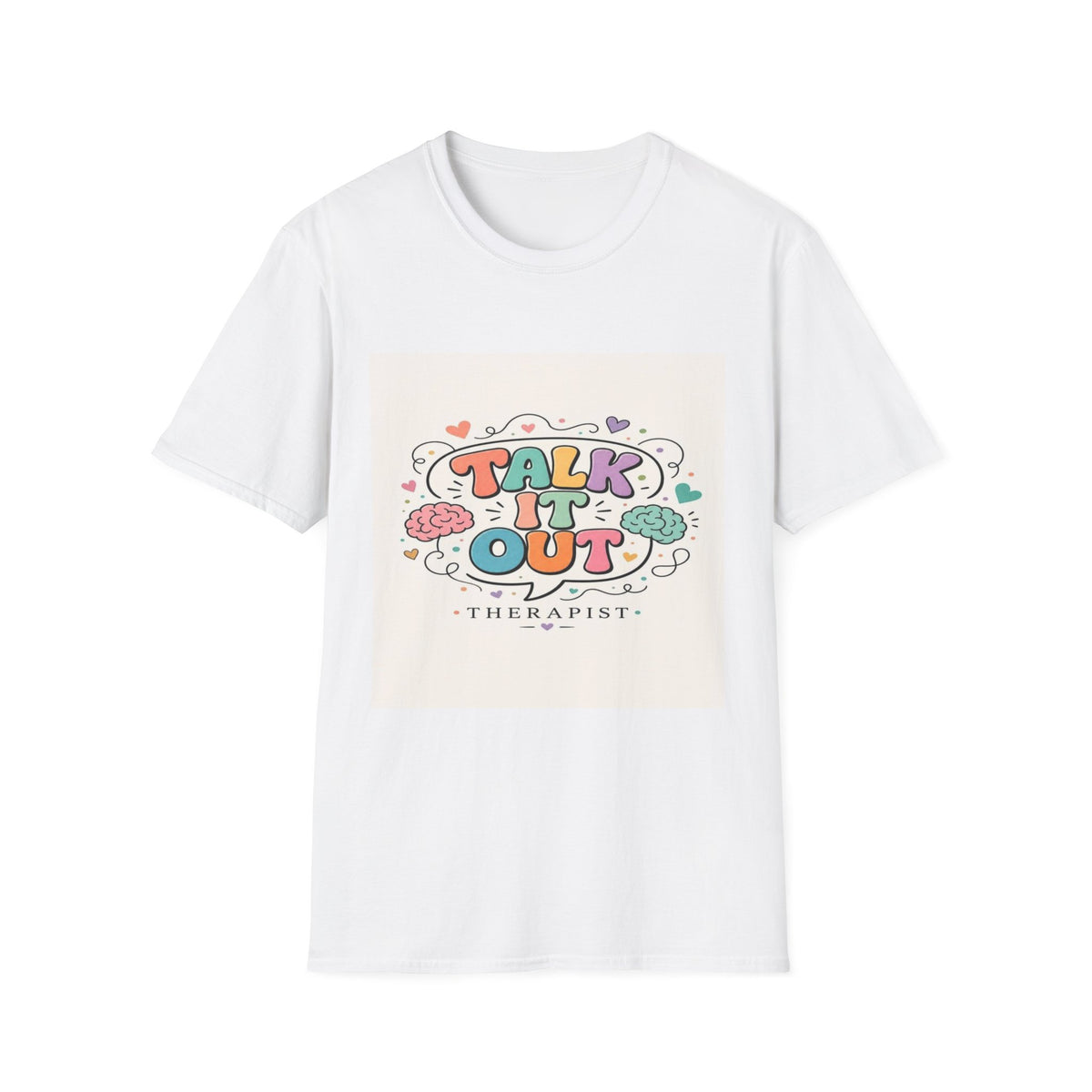 Colorful Speech Bubble Design With Playful Typography And Whimsical Elements- Graphic Tees