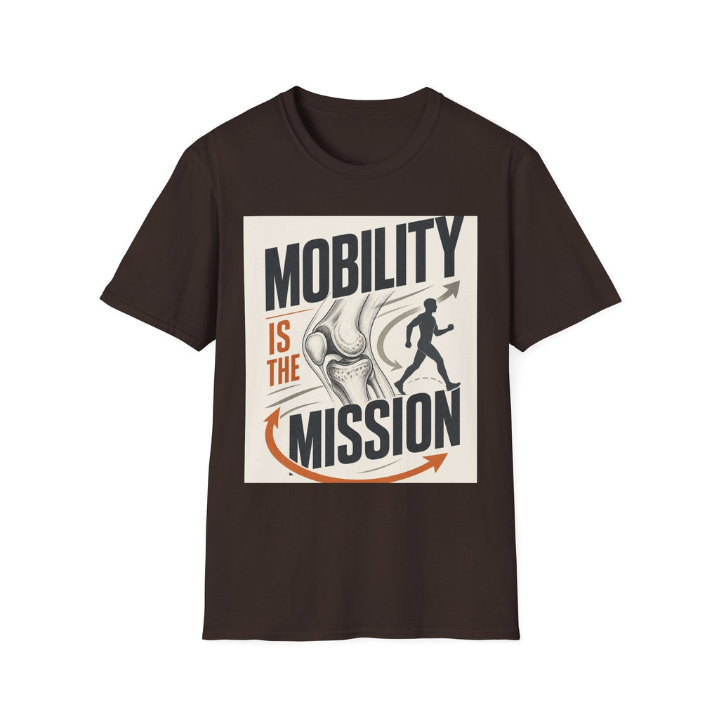 Bold Typography And Anatomical Illustration Representing Mobility Mission