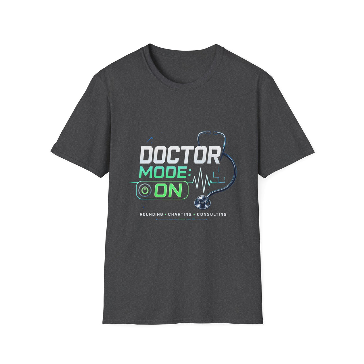 Modern Graphic T Shirt Design Featuring Doctor Mode Text
