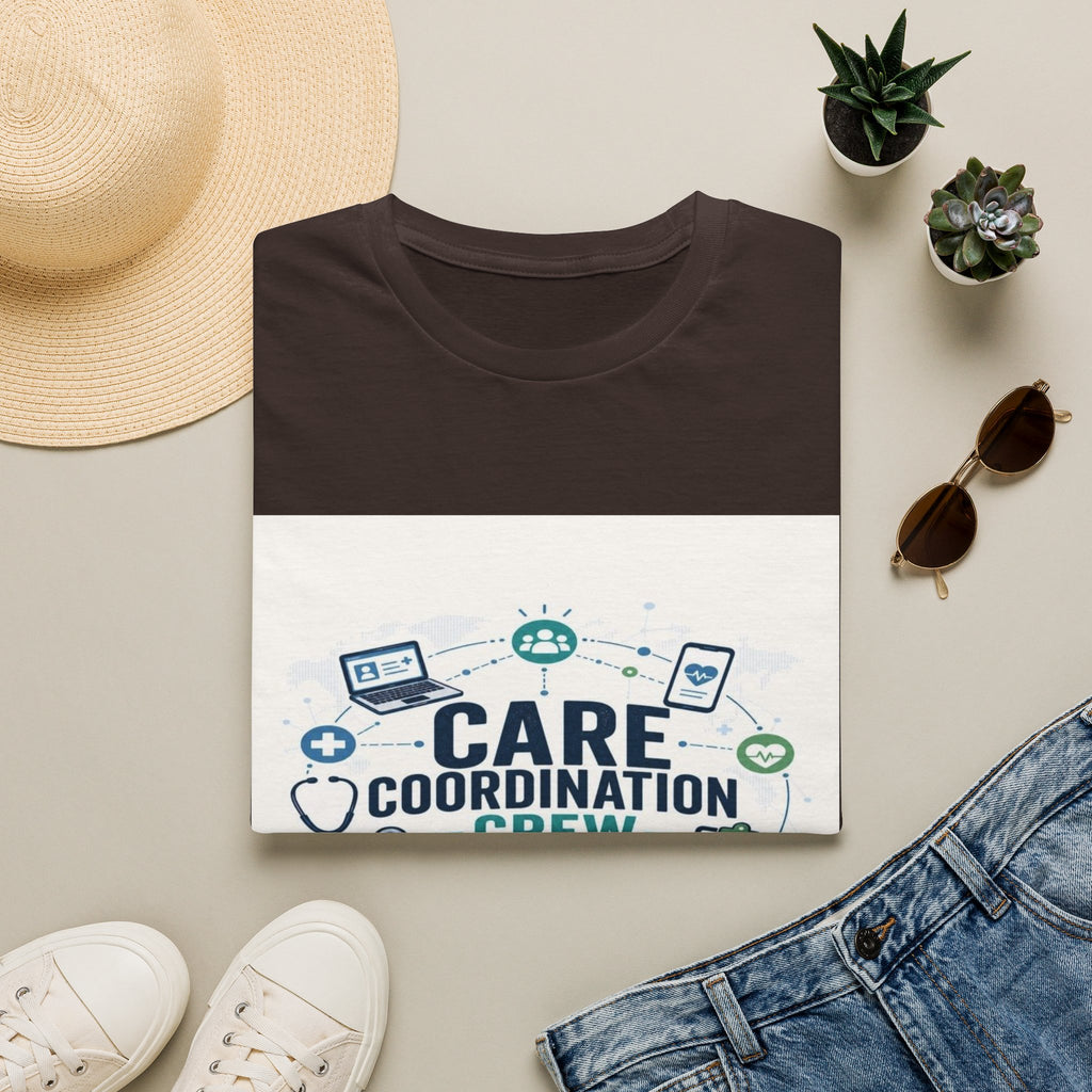T-shirt Graphic Featuring Modern Aesthetic Care Coordination Crew- Graphic Tees