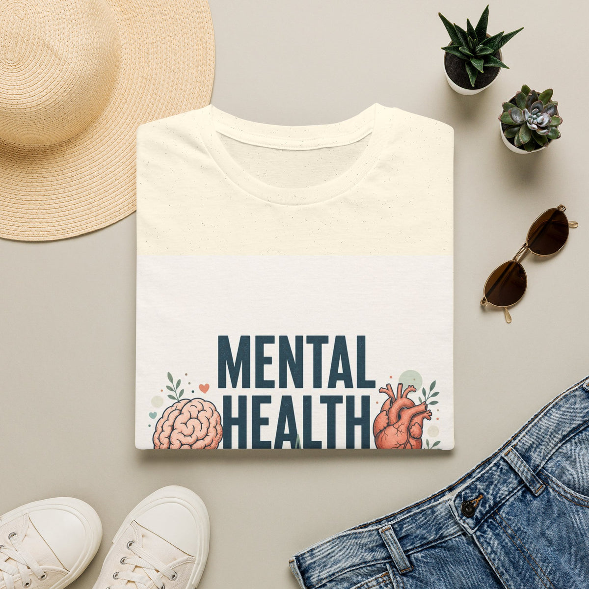 Bold Typography Design Emphasizing Mental Health Awareness