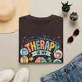 Playful T Shirt Design Celebrating Occupational Therapy Vibrantly Illustrated