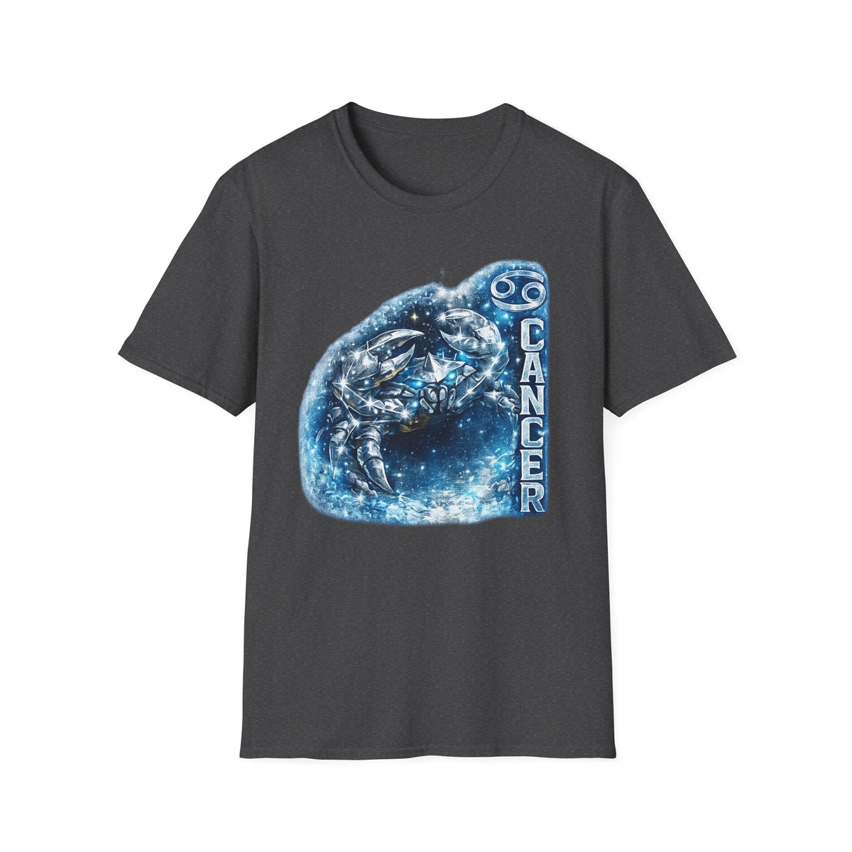 Cancer Zodiac T-Shirt — Starry Crab Astrology Tee (Cancer)
