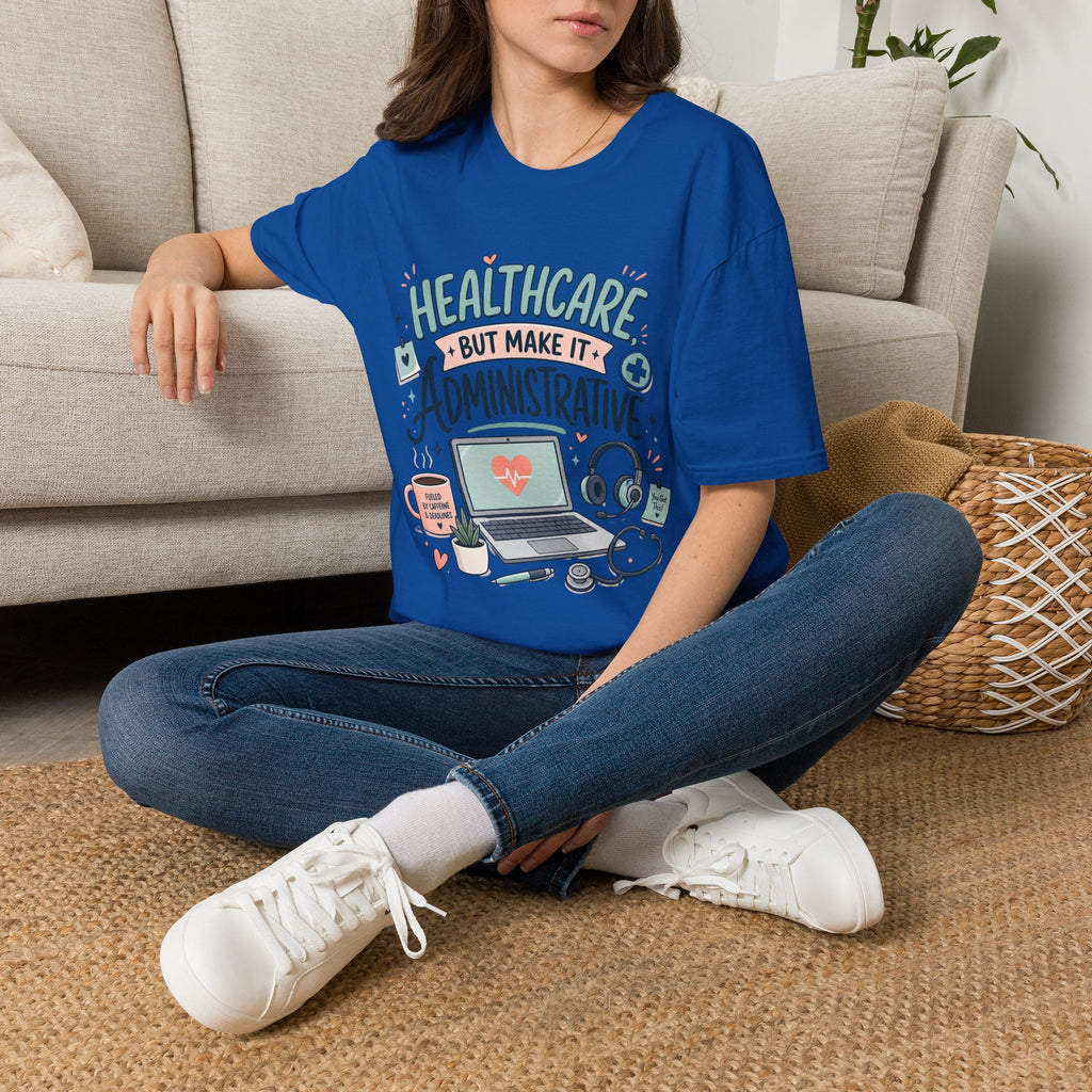 Playful T Shirt Design Showcasing Creative Healthcare Typography