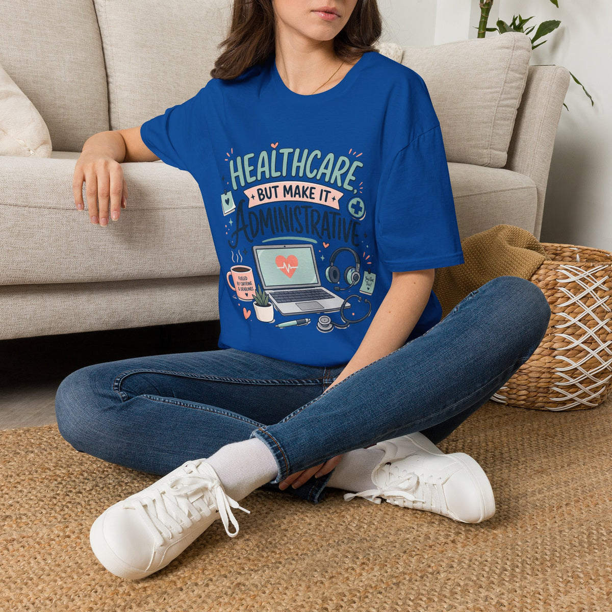 Playful T Shirt Design Showcasing Creative Healthcare Typography