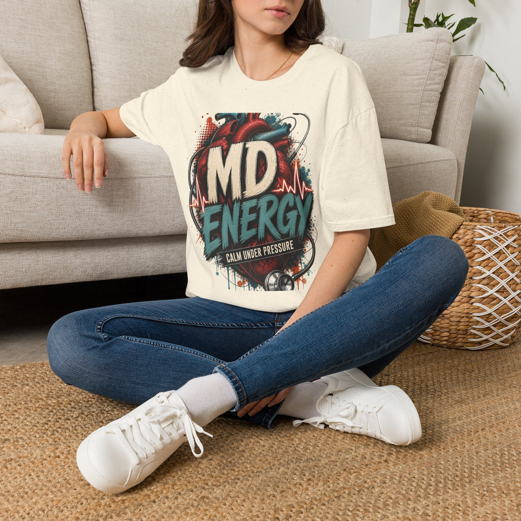 Bold MD Energy Graphic With Anatomical Heart Design