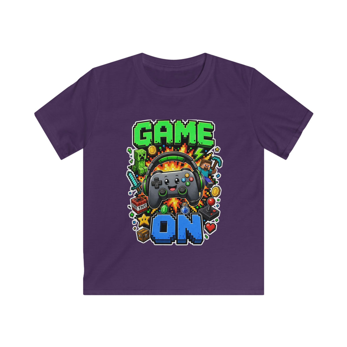 Kids Tee - "Game On" Retro Gamer Controller Design