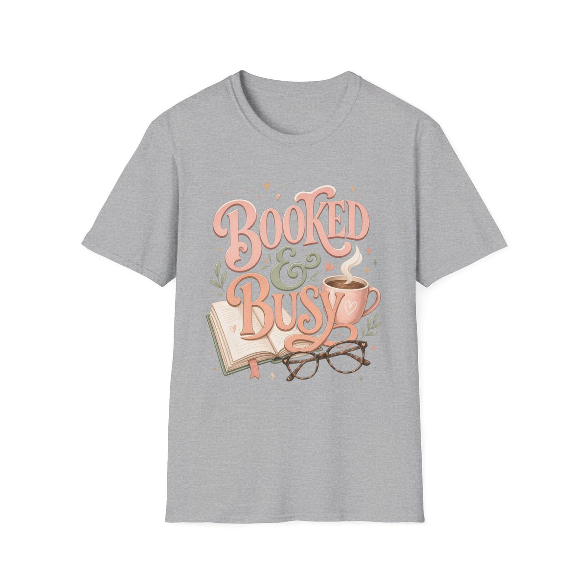 Chic Typography Design With Whimsical Illustrations And Pastel Colors
