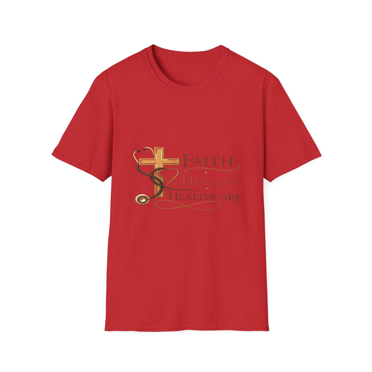 Elegant Typography Featuring Inspirational Healthcare Symbols- Graphic Tees