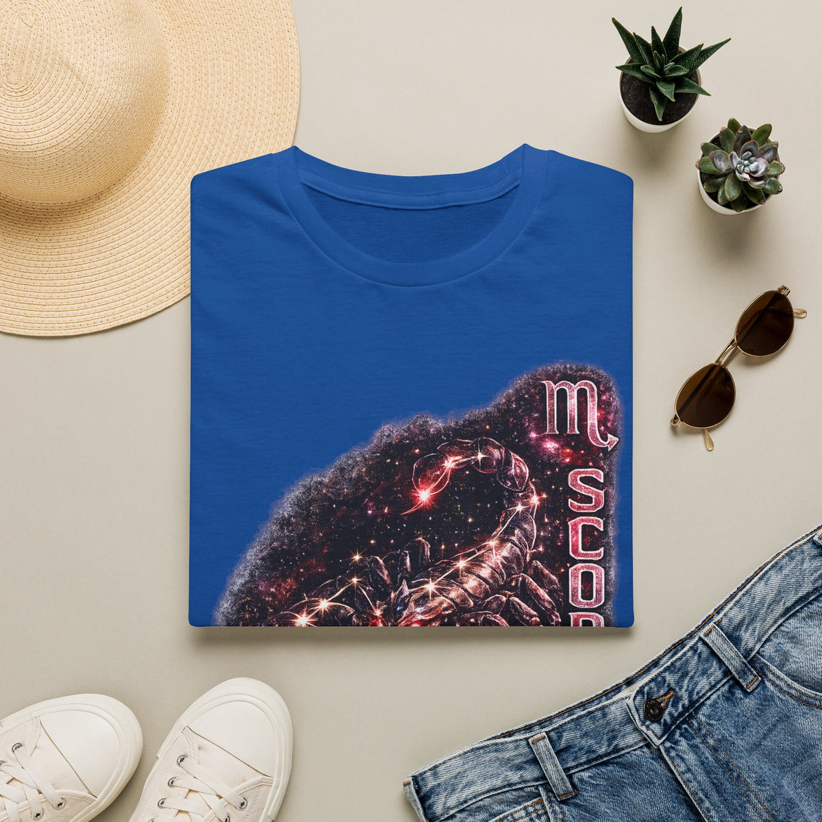 Scorpio Zodiac T-Shirt — Cosmic Scorpion Astrology Tee