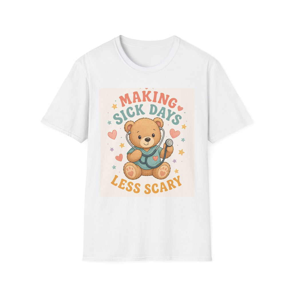 T Shirt Design Featuring Teddy Bear With Stethoscope And Stars