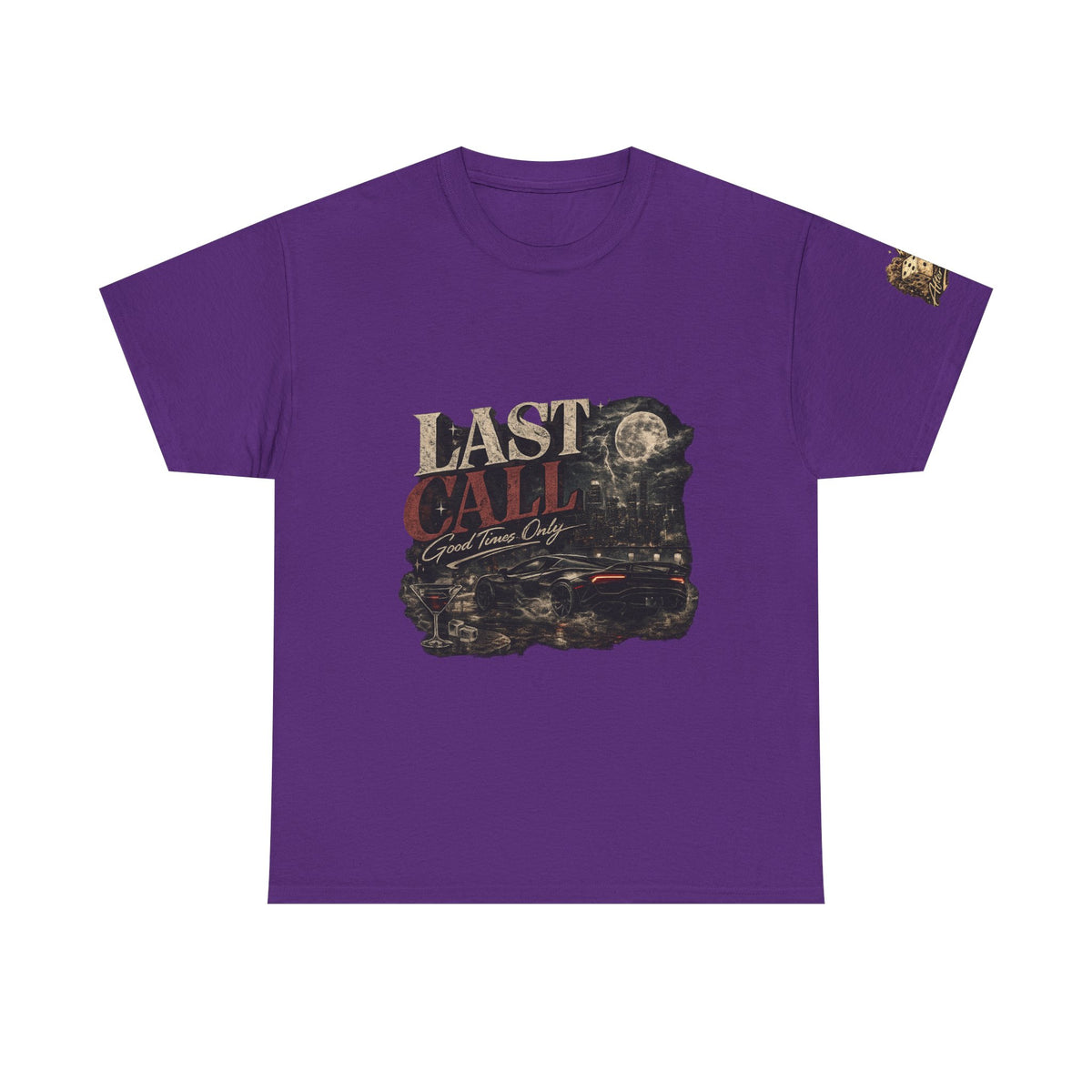 Last Call Graphic Tee — Vintage Bar Nightlife T‑Shirt