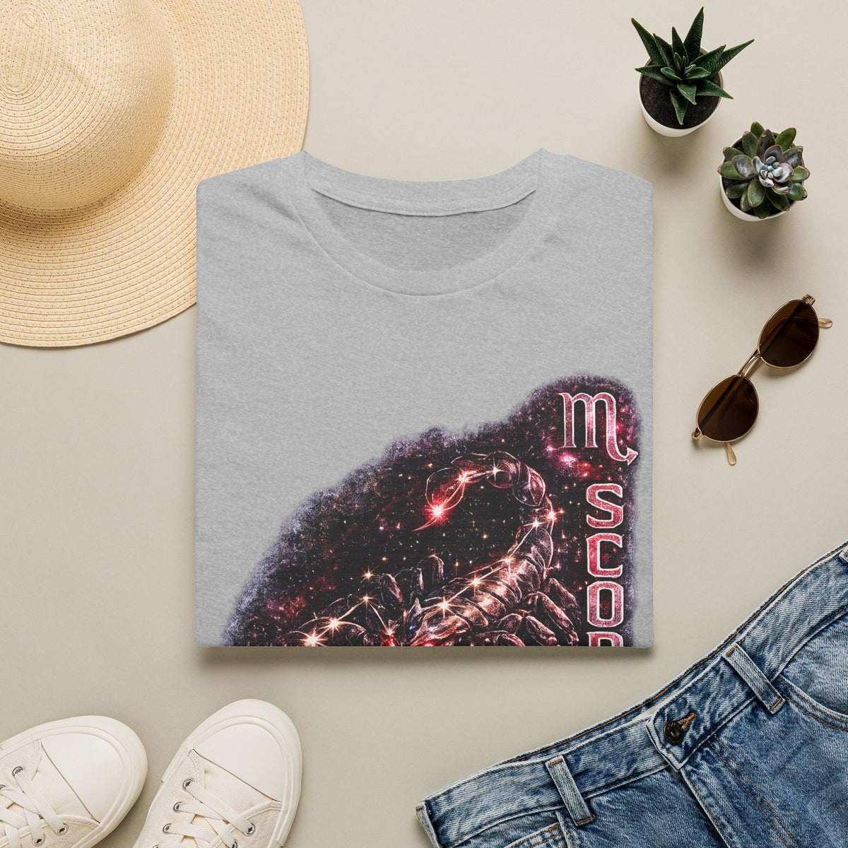 Scorpio Zodiac T-Shirt — Cosmic Scorpion Astrology Tee
