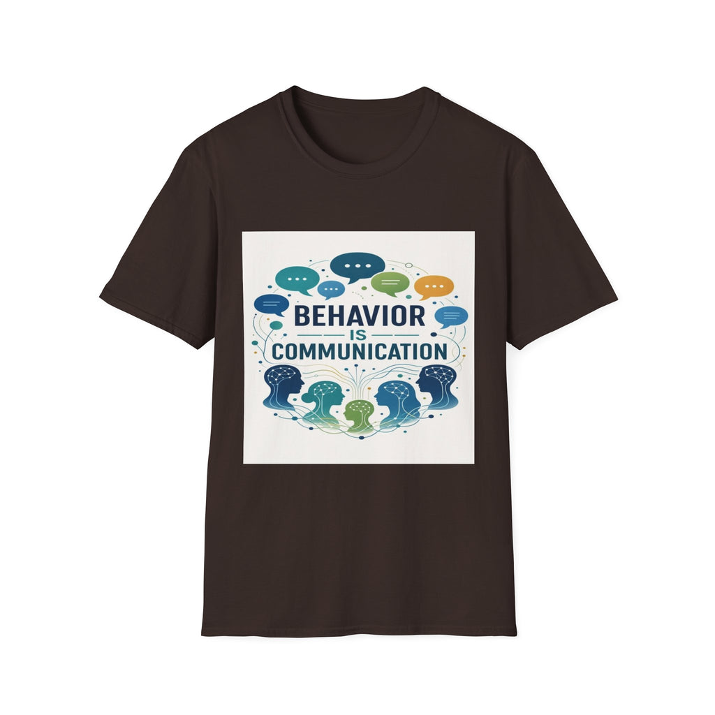 T-shirt Design Featuring Bold Phrase Surrounded By Colorful Speech Bubbles- Graphic Tees