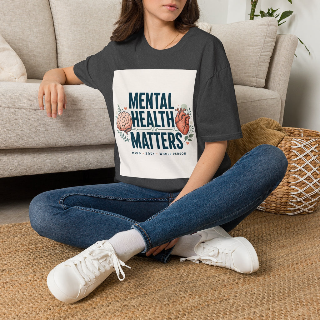 Bold Typography Design Emphasizing Mental Health Awareness