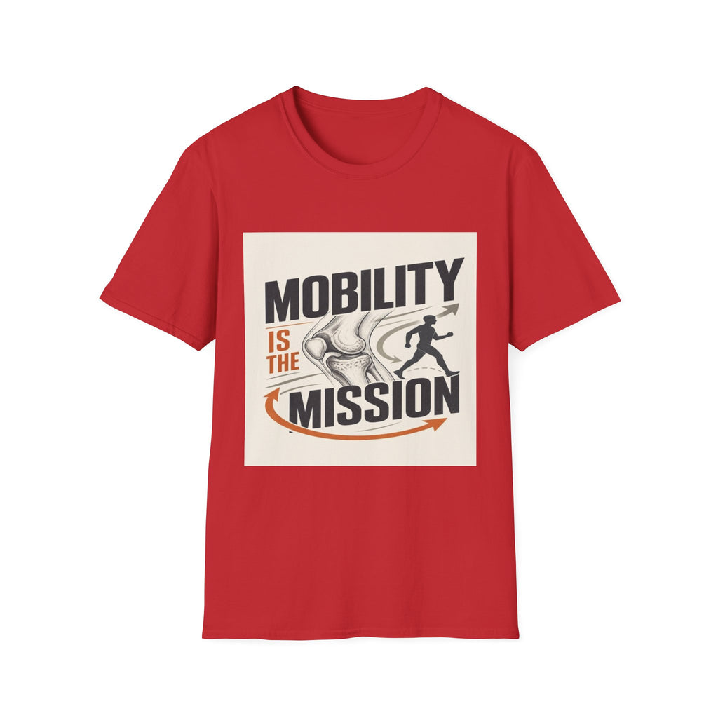 Bold Typography And Anatomical Illustration Representing Mobility Mission- Graphic Tees