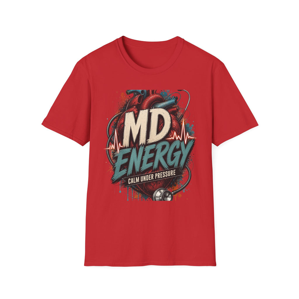 Bold MD Energy Graphic With Anatomical Heart Design