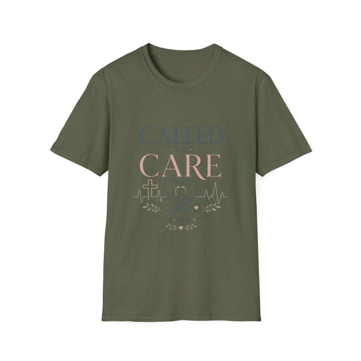 Elegant Christian Healthcare Design Featuring Called To Care Phrase
