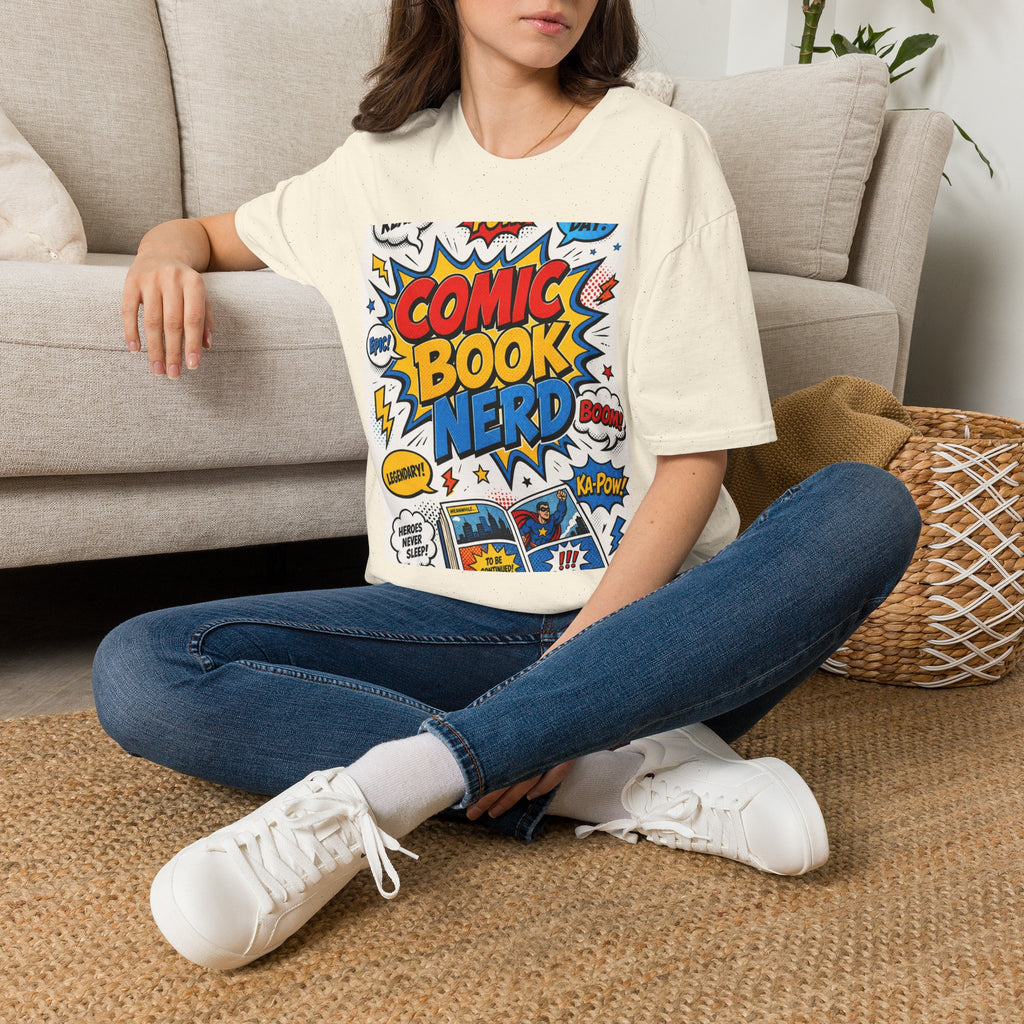 Dynamic Comic Book Nerd Design With Playful Typography