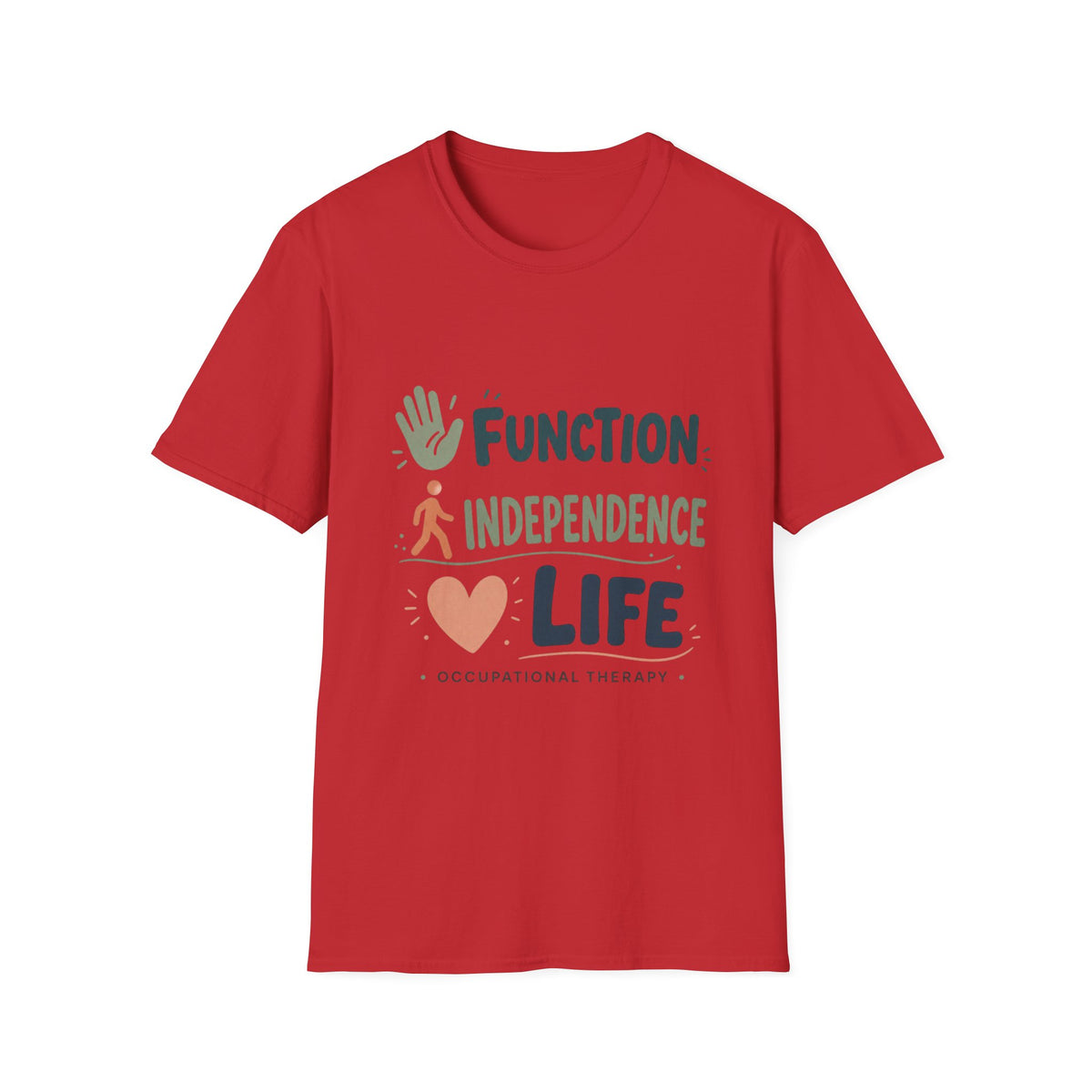 Playful Typography Featuring Function Independence Life With Icons