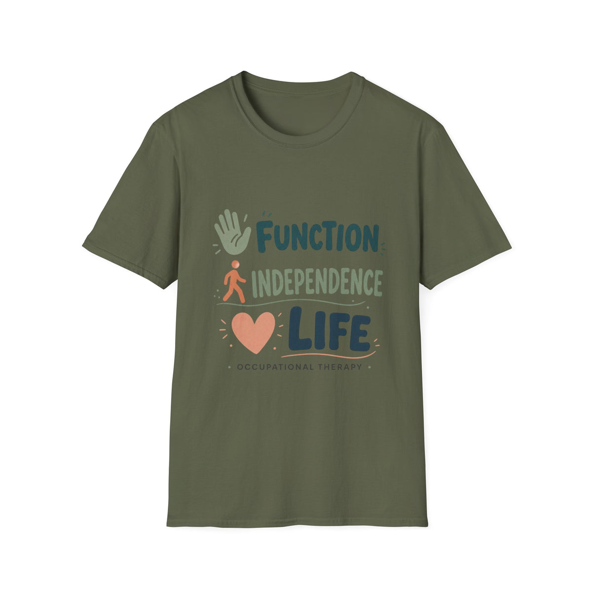 Playful Typography Featuring Function Independence Life With Icons