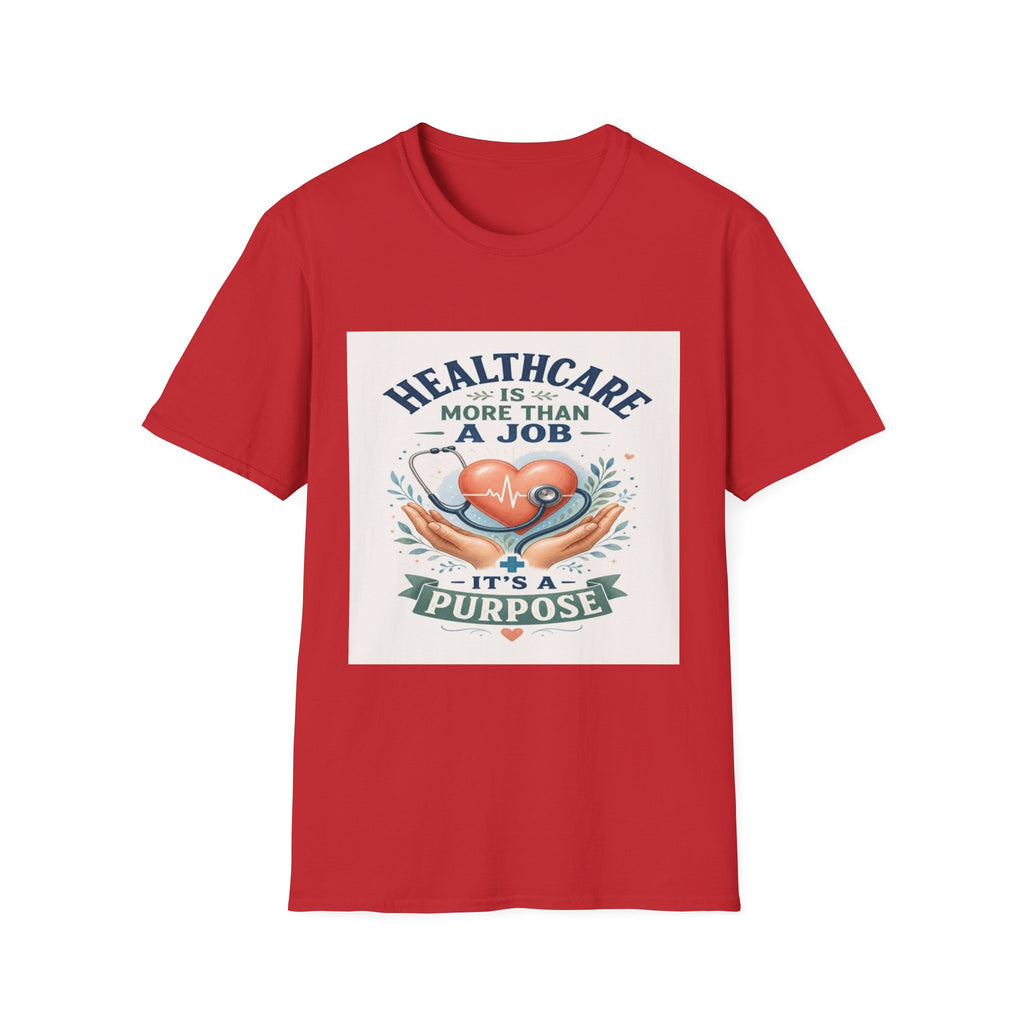 Inspirational T-shirt Design Featuring Compassionate Healthcare Imagery- Graphic Tees