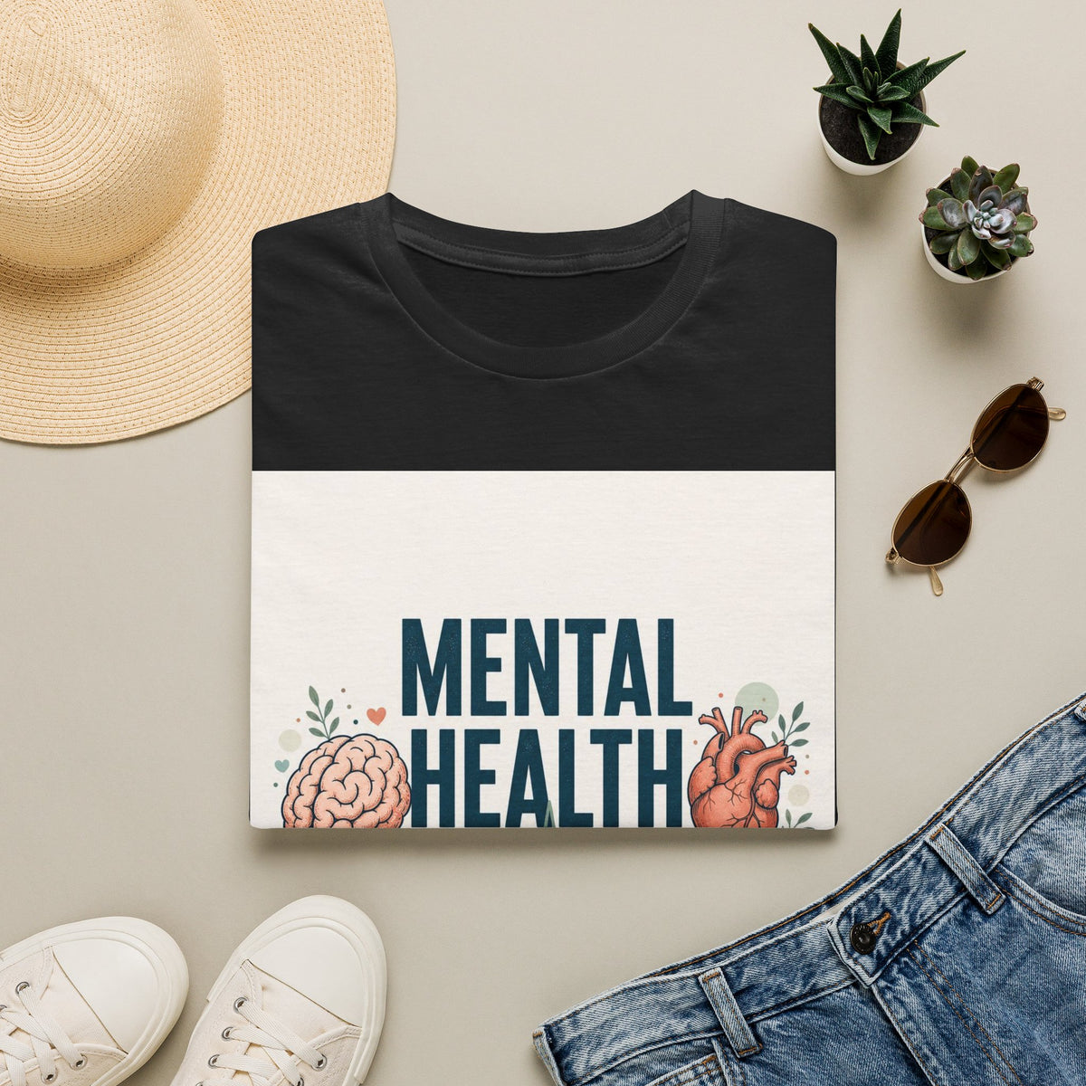 Bold Typography Design Emphasizing Mental Health Awareness