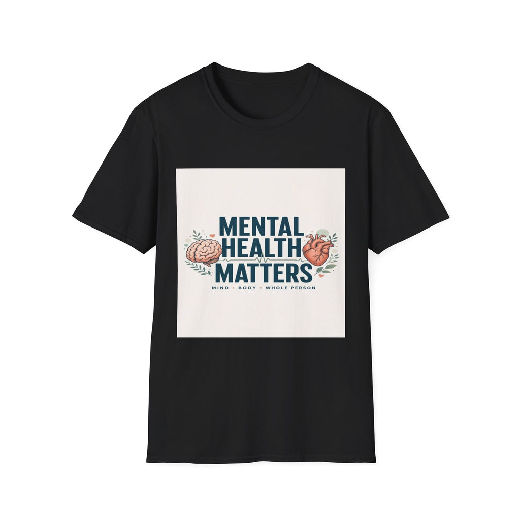 Bold Typography Design Emphasizing Mental Health Awareness- Graphic Tees